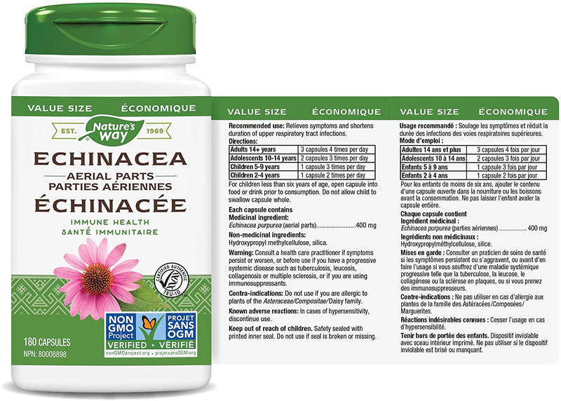 Echinacea Herb 180 Veg Caps