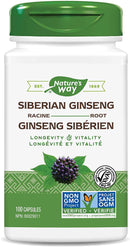 Nature's Way Ginseng, Siberian - 100 vegetarian capsules - Adaptogen