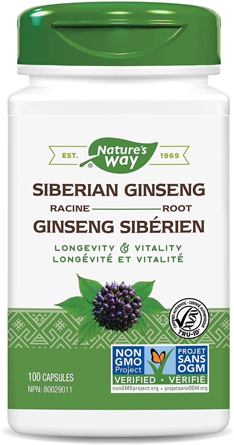 Nature's Way Ginseng, Siberian 100 Veg Caps