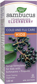 Nature's Way Kids Sambucus Cold and Flu Care - 120ml - Herbals