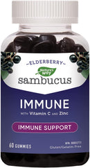 Nature's Way Sambucus Elderberry Immune Gummies - 60 Gummies - Herbals