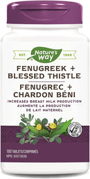 Nature's Way Fenugreek+ Blessed Thistle - 180 tablets - Herbals
