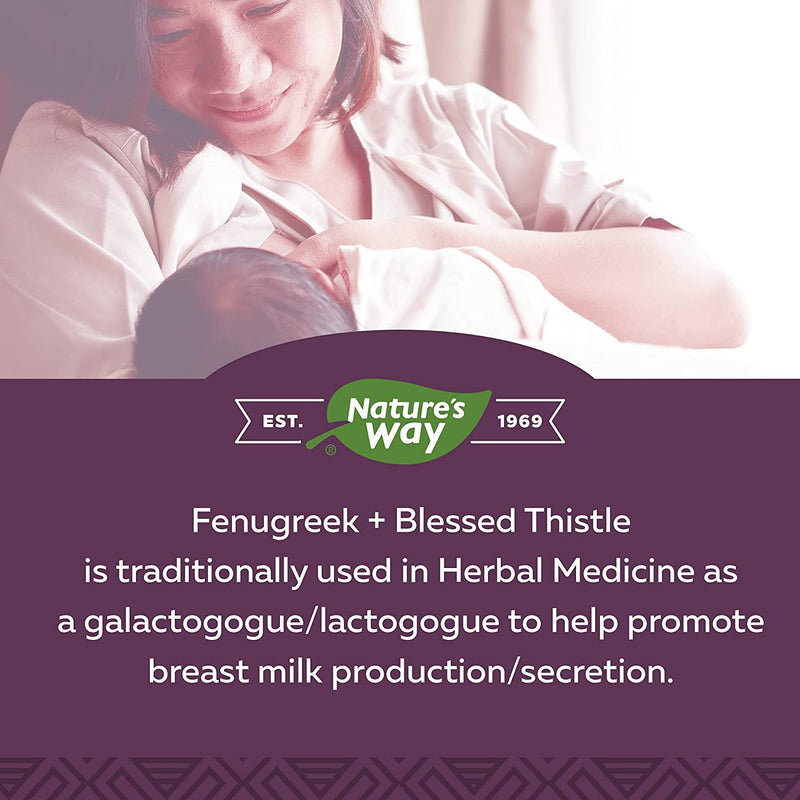 Nature's Way Fenugreek+ Blessed Thistle 180 Tabs