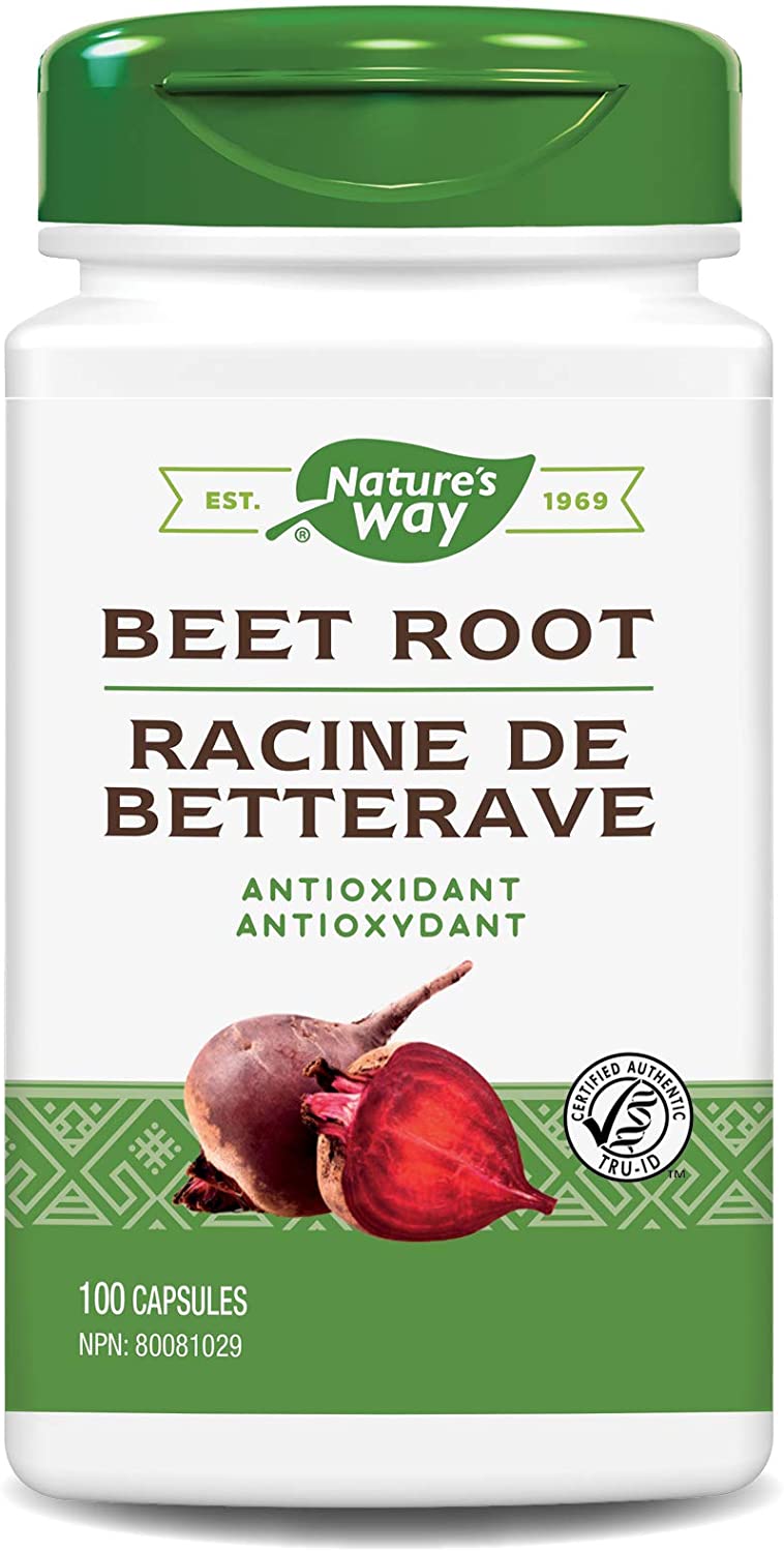 Nature's Way Beet Root - 100 vegetarian capsules - Herbals