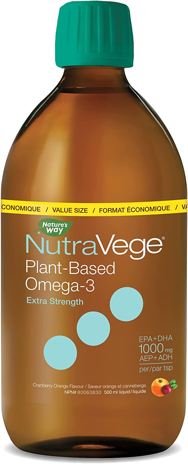 NutraVege Plant Based Omega-3 Extra Strength 500ml