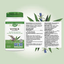 Nature's Way Vitex Chasteberry - 320 vegetarian capsules - Herbals