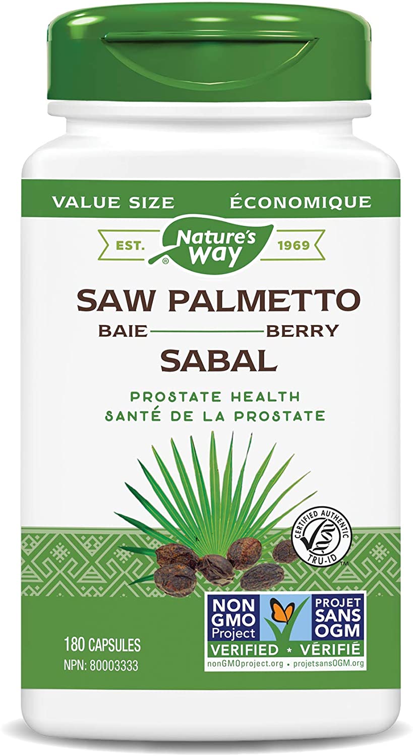 Nature's Way Saw Palmetto Berries 180 Softgels