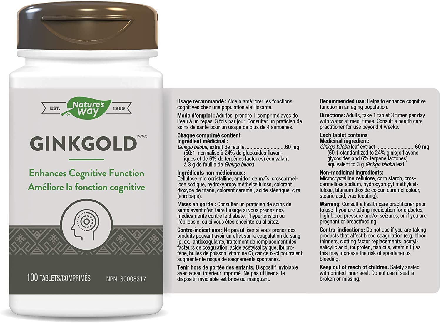 Ginkgold®  60 mg 100 Tabs