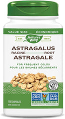 Nature's Way Astragalus Root - 180 vegetarian capsules - Adaptogen
