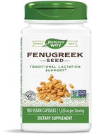 Nature's Way Fenugreek Seed - 180 vegetarian capsules - Herbals