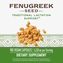 Nature's Way Fenugreek Seed - 180 vegetarian capsules - Herbals