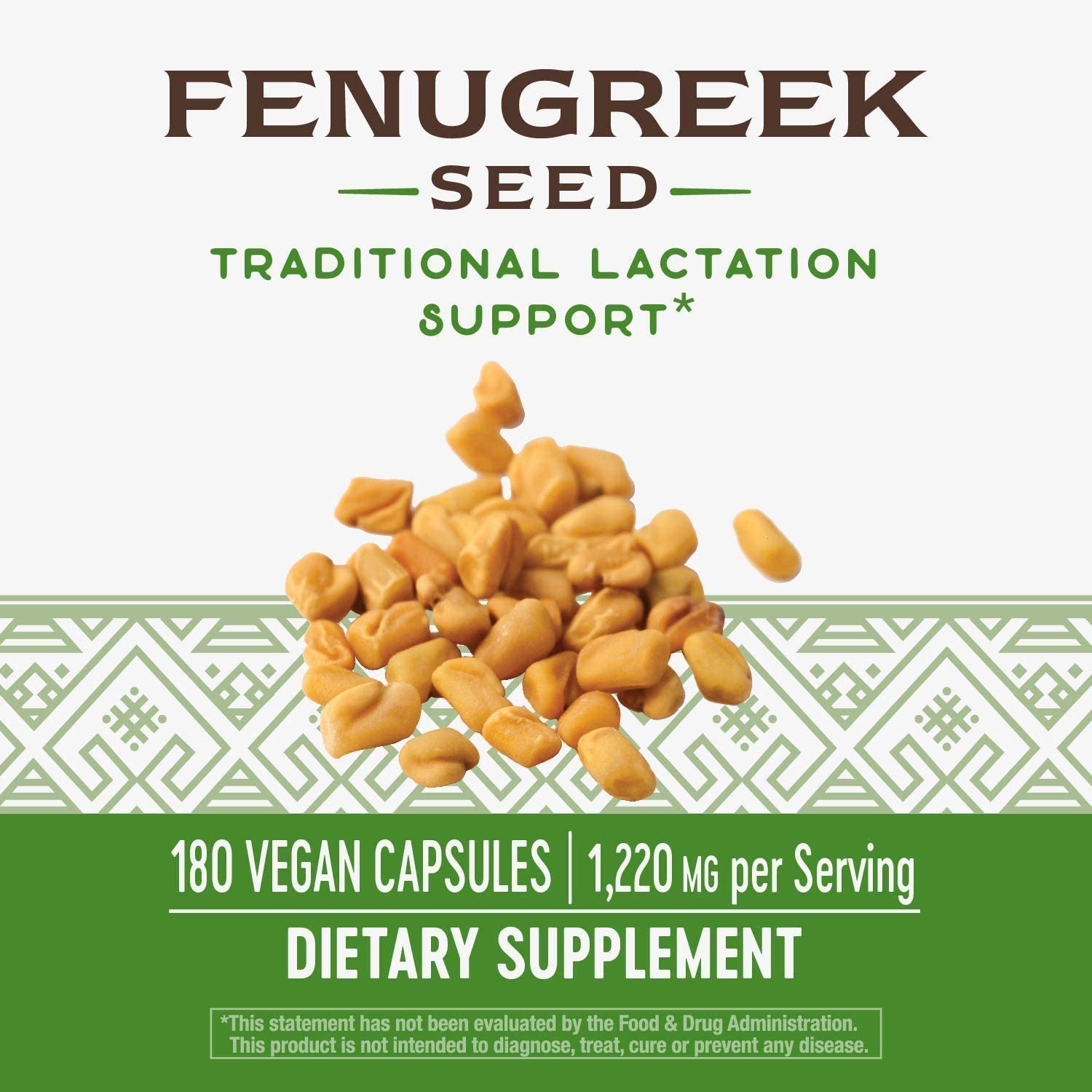 Nature's Way Fenugreek Seed 180 veg Caps