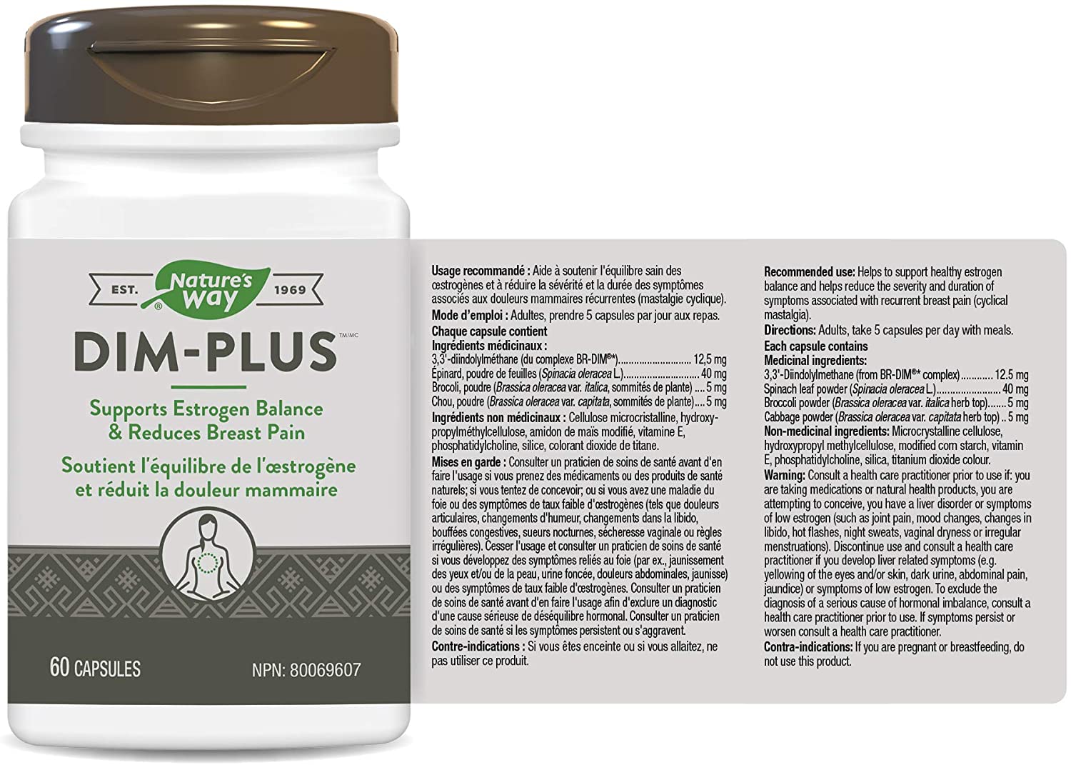 Nature's Way DIM-plus™ 60 Veg Caps