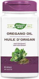 Nature's Way Oregano Oil - 60 vegetarian capsules - Herbals