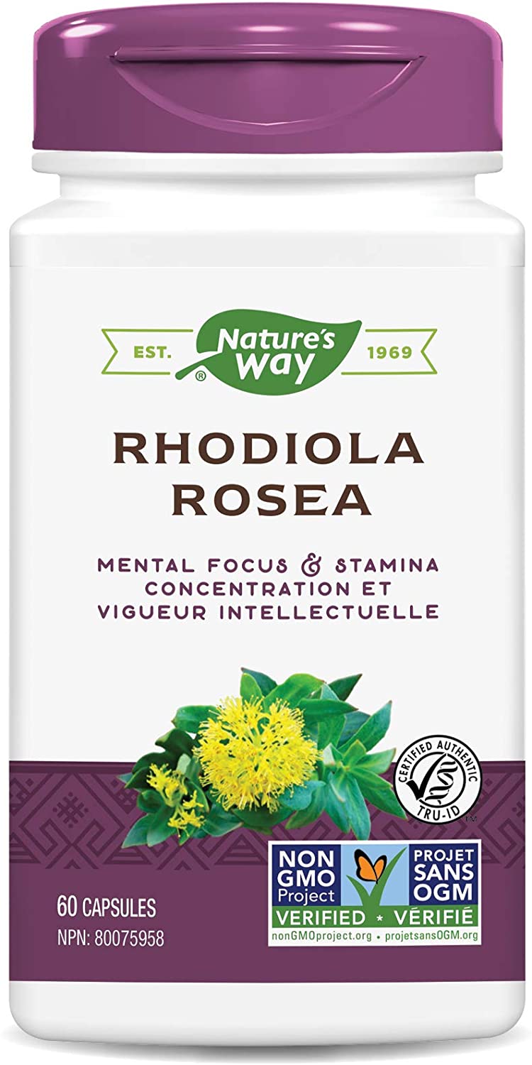 Nature's Way Rhodiola Rosea 60 Veg Caps