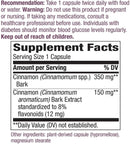 Nature's Way Cinnamon - 60 vegetarian capsules - Herbals