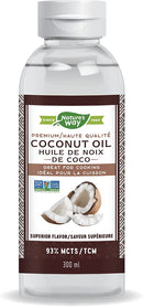 Nature's Way Liquid Coconut Oil - 300ml - - Cooking Oil