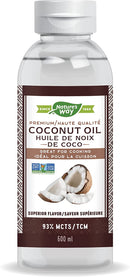 Nature's Way Liquid Coconut Oil - 600ml - - Cooking Oil