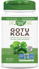 Nature's Way Gotu Kola - 180 vegetarian capsules - Herbals