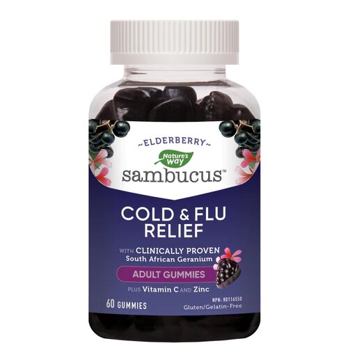 Sambucus Holunder-Erkältungs- und Grippe-Gummibonbons