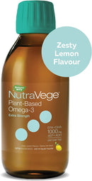 Nature's Way NutraVege Plant-based Omega-3 Extra Strength 200ml - Lemon - - Omega 3