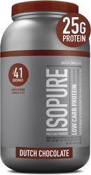ISOPURE Zero Carb Protein Powder - Dutch Chocolate 3lb - Protein Powder