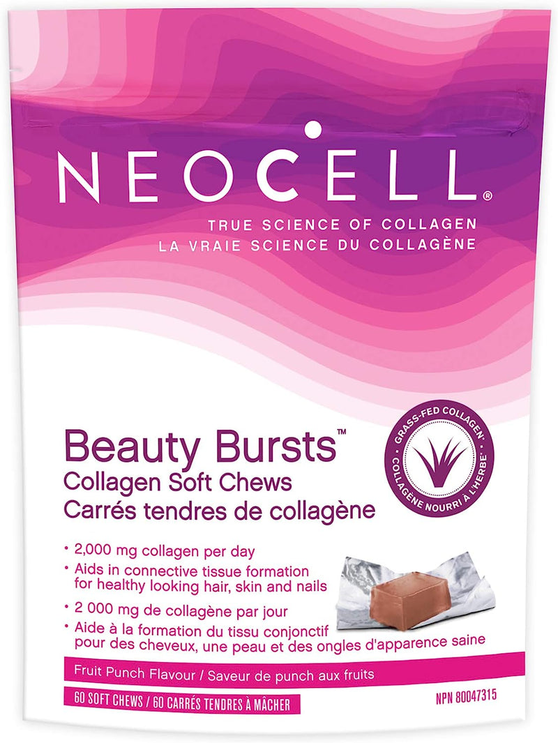 NeoCell Beauty Bursts Collagen Soft Chews 60ct / Fruit Punch