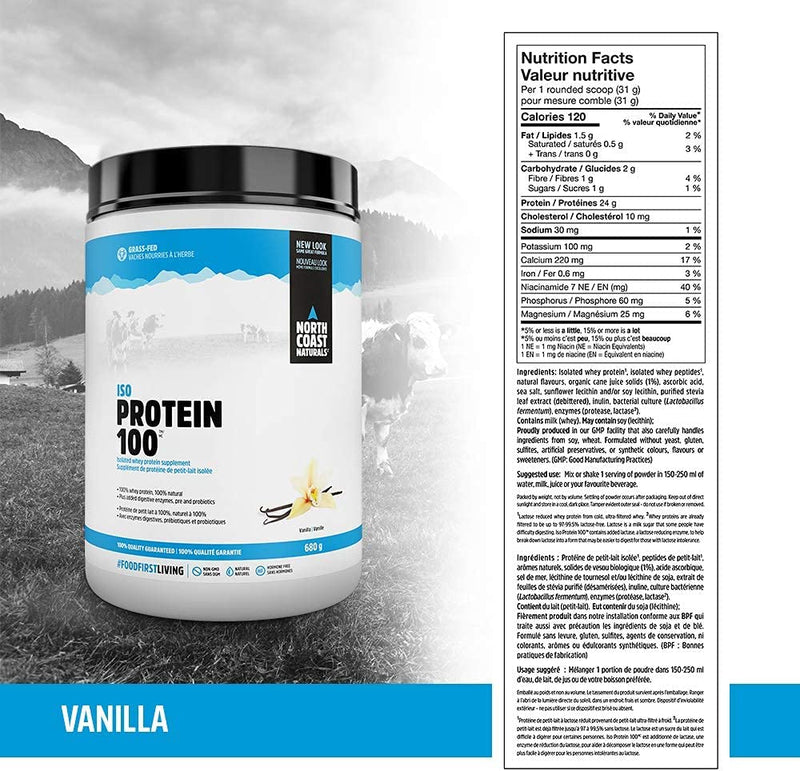 North Coast Naturals  ISO Protein 100™ Vanilla / 680g