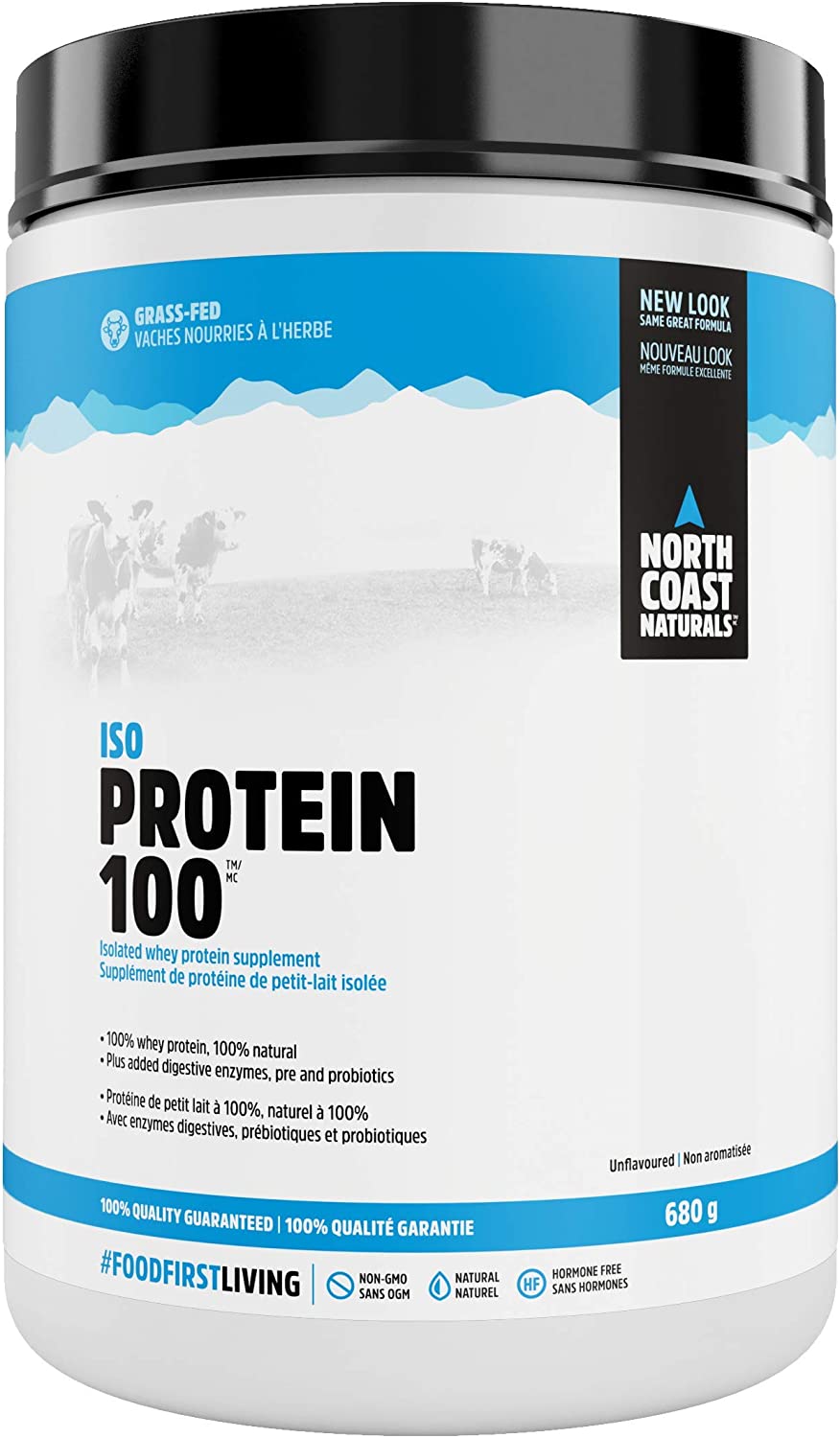 North Coast Naturals  ISO Protein 100™ Unflavoured / 680g