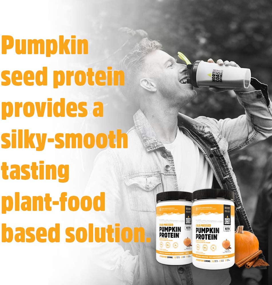 North Coast Naturals  Cold Pressed Pumpkin Protein™ Unflavoured / 340g