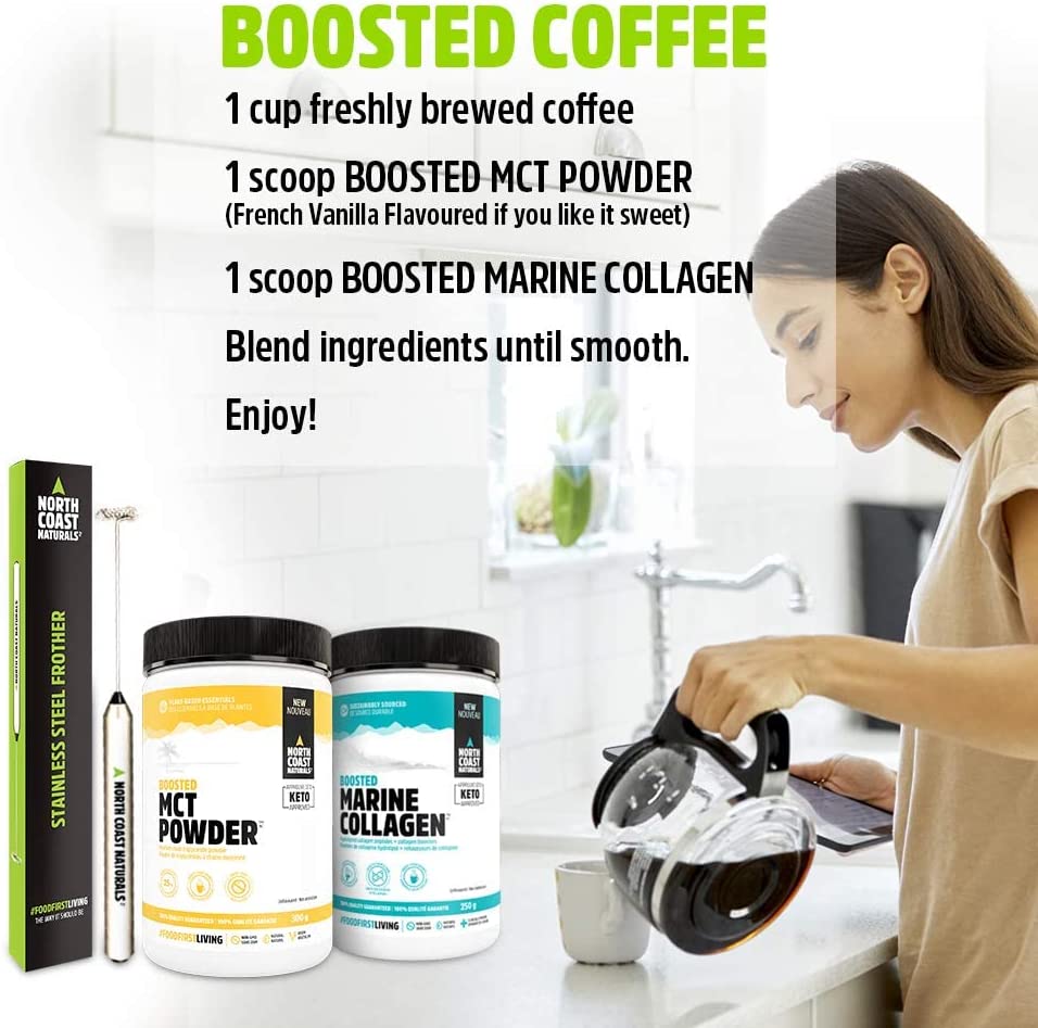 North Coast Naturals  Boosted MCT Powder™ Unflavoured / 300g