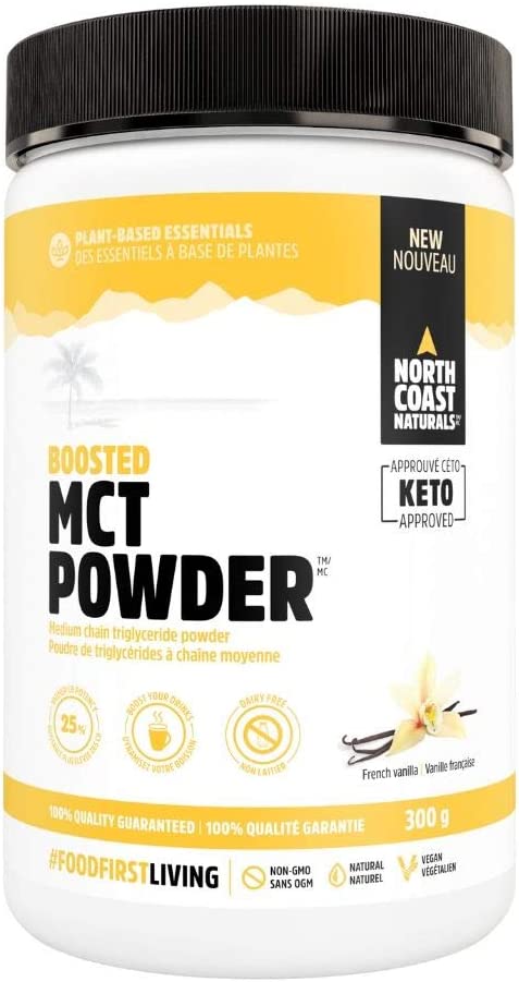 North Coast Naturals  Boosted MCT Powder™ Natural French Vanilla / 300g