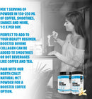 North Coast Naturals Boosted Bovine Collagen - Unflavoured 250g - - Collagen