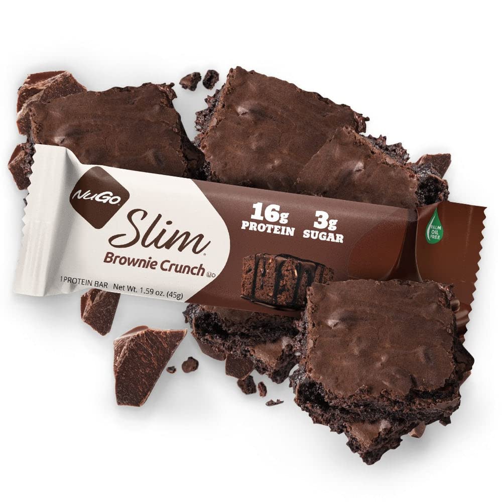 NuGo Nutrition Slim Bar Brownie Crunch / 12x45g