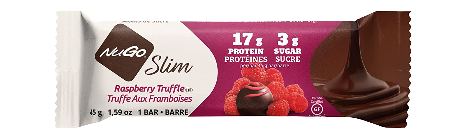 NuGo Nutrition Slim Bar Raspberry Truffle / 12x45g
