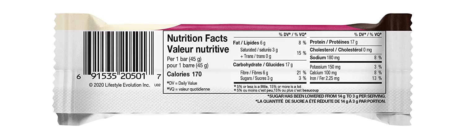 NuGo Nutrition Slim Bar Raspberry Truffle / 12x45g