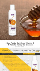 NOW Vitamin C & Manuka Honey Cleanser - 237ml - Cleanser