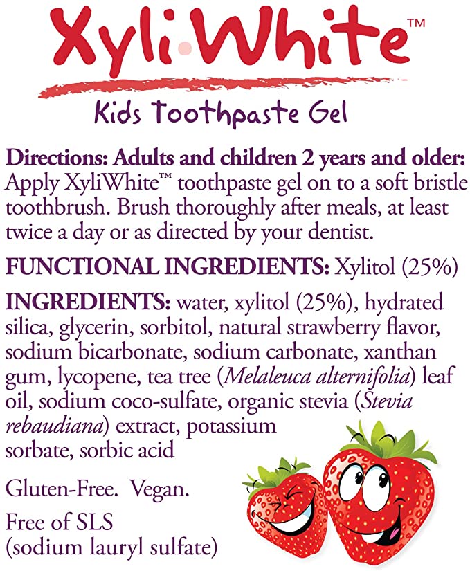 Kids' Xyliwhite Strawberry Splash Toothpaste Gel 85g