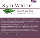 NOW Xyliwhite Neem & Tea Tree Toothpaste Gel - 181g - Personal Care