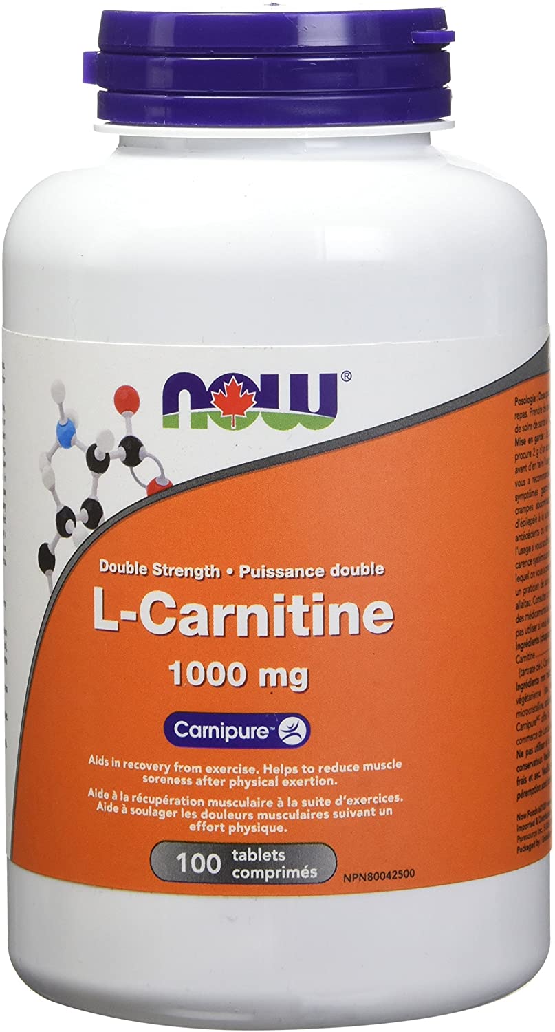 L-Carnitine, Double Strength 1000mg 100 Caps