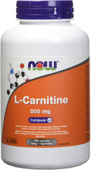 NOW L-Carnitine 500mg - 180 capsules - Amino Acids