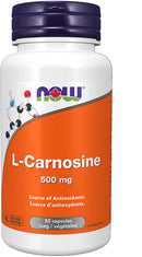 NOW L-Carnosine 500mg - 50 vegetarian capsules - Amino Acids