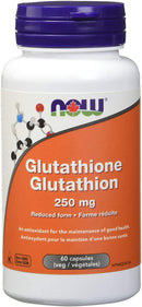 NOW Glutathione 250mg - 60 capsules - Amino Acids