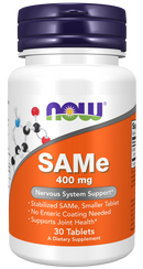 NOW SAMe 400mg - 30 tablets - Supplements
