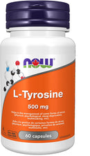 NOW L-Tyrosine 500mg - 60 capsules - Amino Acids