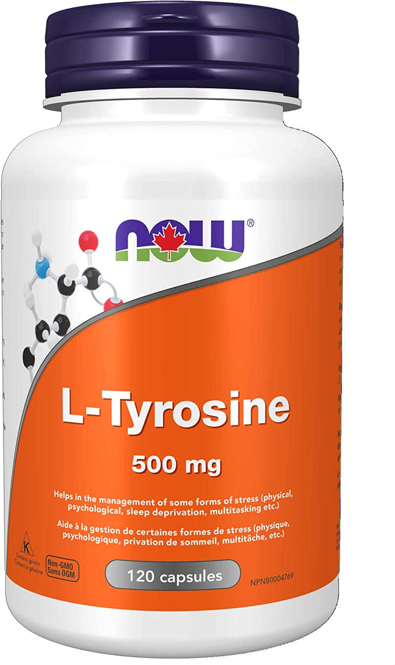 NOW L-Tyrosine 500mg (FreeForm)