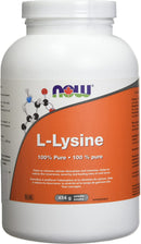 NOW L-Lysine Powder 100% Pure - 454g - Amino Acids