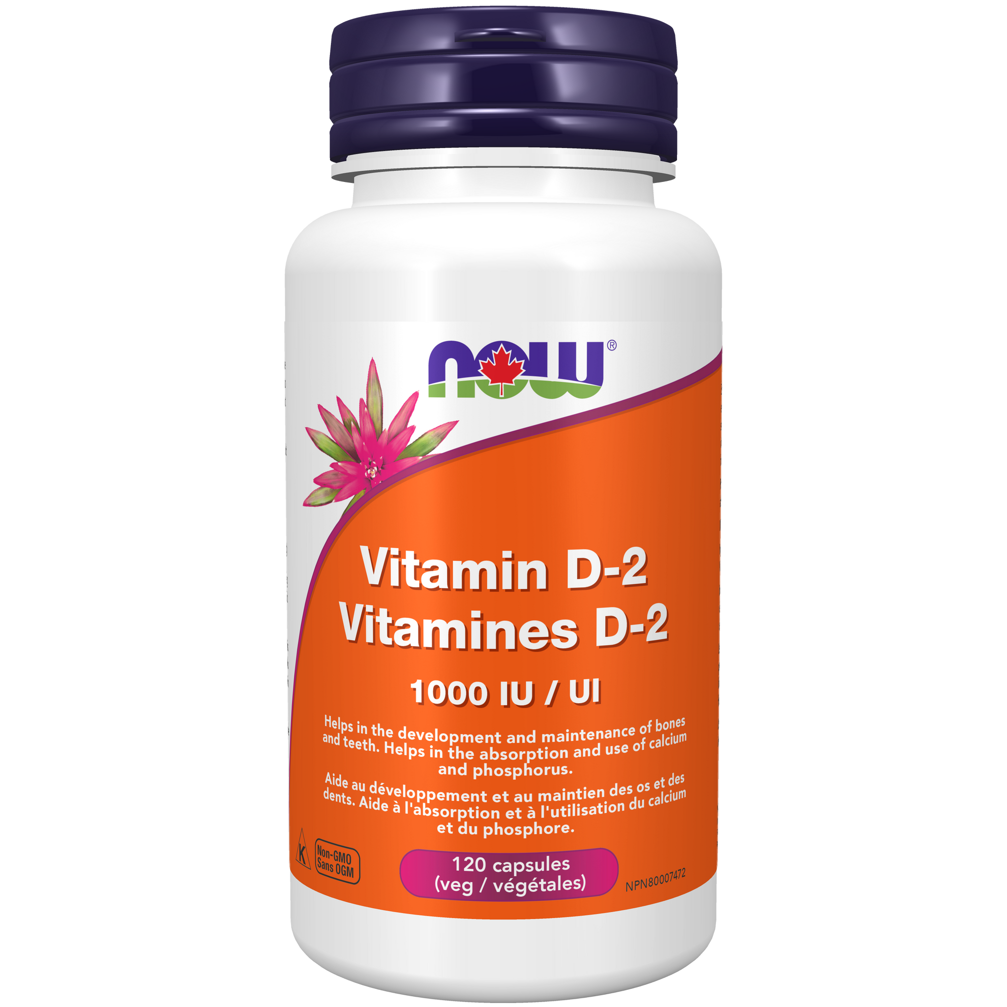 NOW Vitamin D-2 1,000 IU Dry Vegan