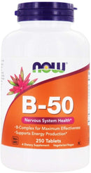 Now B-50 Complex - 250 vegetarian capsules - - Vitamin B