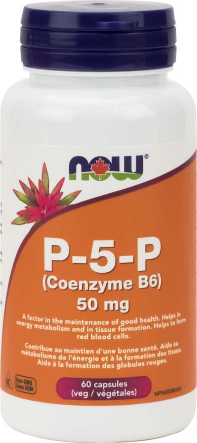 P-5-P Coenzyme-B6 50mg with Mg Bisglycinate 60 Caps